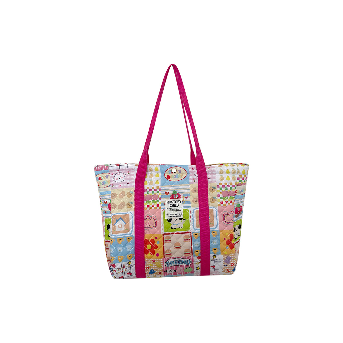 Bolso de la momia portátil de gran capacidad bolso de confinamiento de la madre y el bebé glutinoso suave bolso de hombro ligero estilo coreano ins bolso floral acolchado