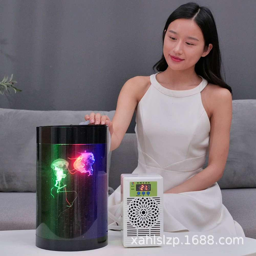 Цилиндрический аквариум для медуз Море Луна Красная Луна Атлантическая Медуза Сельскохозяйственная цистерна Настольный Танк Аквариум Живой танк