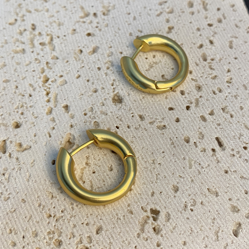 Fashion U Shape Copper Enamel Earrings 1 Pair