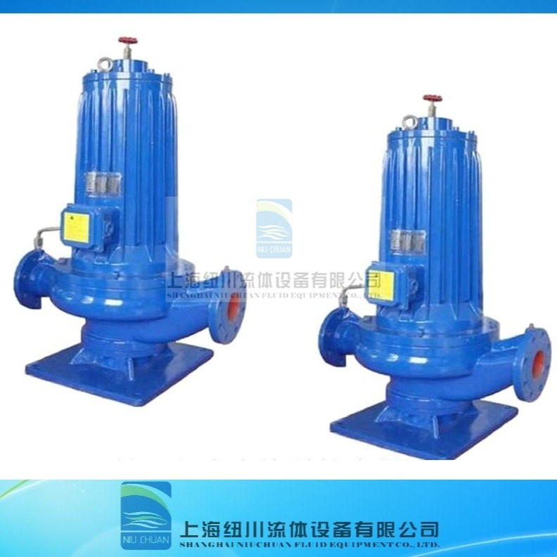 销售上海纽川品牌空调循环管道增压系统SPG系列屏蔽泵铸铁材质