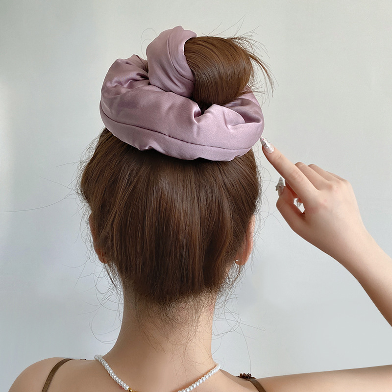 Dormiendo almohada collar de cabello para mujeres 2025 nueva seda