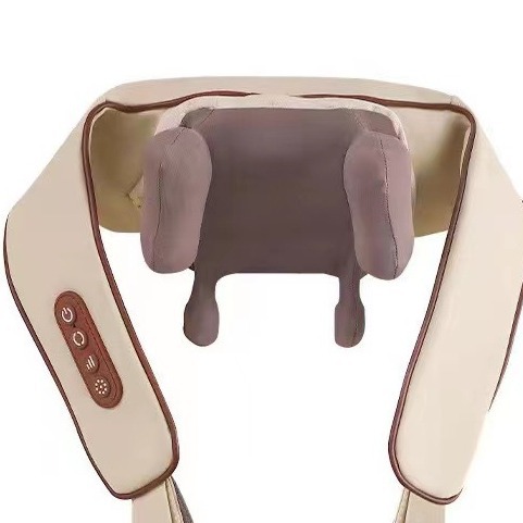 Fábrica eléctrica amasar compresa caliente masaje chal trapezoidal músculo cervical masajeador draga hombro cuello masajeador