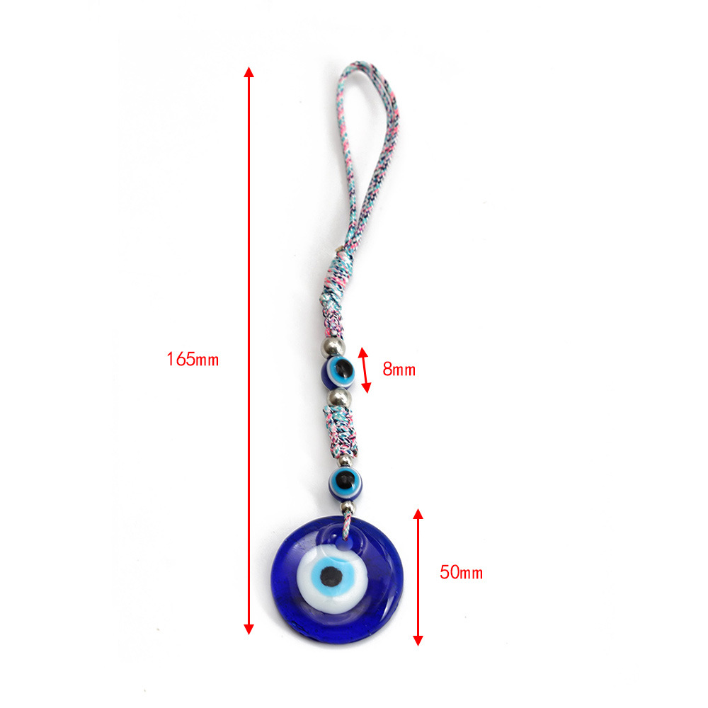 1 Piece Fashion Devil's Eye Beaded Unisex Keychain display picture 5