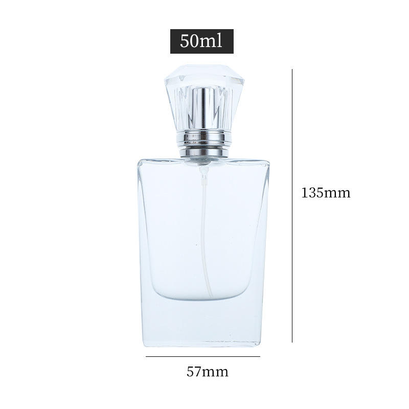 Perfume sub-botella 5ml portátil presionando botella de spray transparente de vidrio cosmético botella vacía al por mayor botella de spray de niebla fina