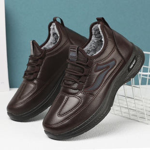 Men's Cotton Shoes Autumn and Winter Casual Men's Shoes Short Boots Fleece-Lined Thickeneded Warm Polyurethane Cotton Shoes Soft Sole Export Cotton Boots