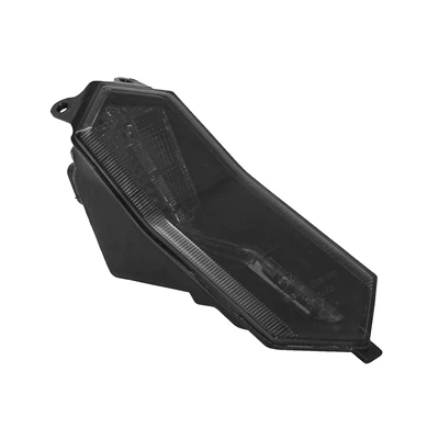 Suitable for Yamaha R1 15- R6 17- R7 R9 Modified Led Rear Tail Light Brake Turn Signal Assembly (Motorcycle tail) - smoked-black