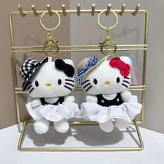 网红可爱萌kt猫包包挂件可爱毛绒公仔女生高级感书包配饰迷你挂饰