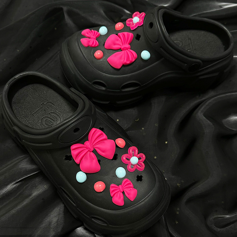 洞靴アクセサリー女性装飾diy靴ボタン智必星靴花靴飾りセットバックルネット赤高級感靴花