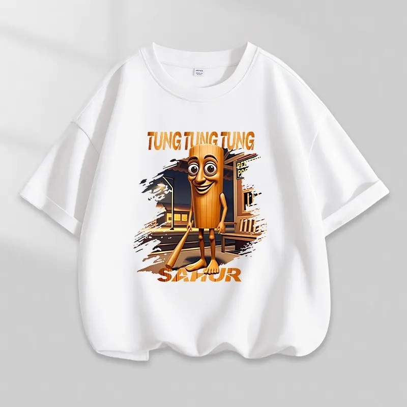 NASA アメリカの山と海の経典半袖子供用夏木棒忍者純綿 Tシャツ男の子と女の子のためのトレンディなトップス|undefined