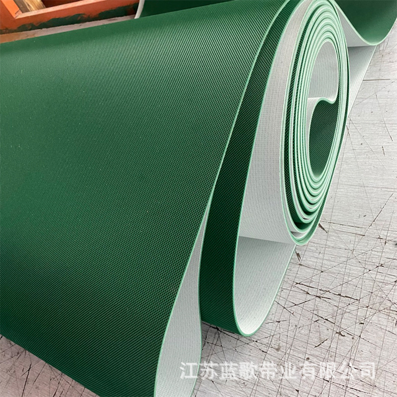 绿色钻石纹输送带2