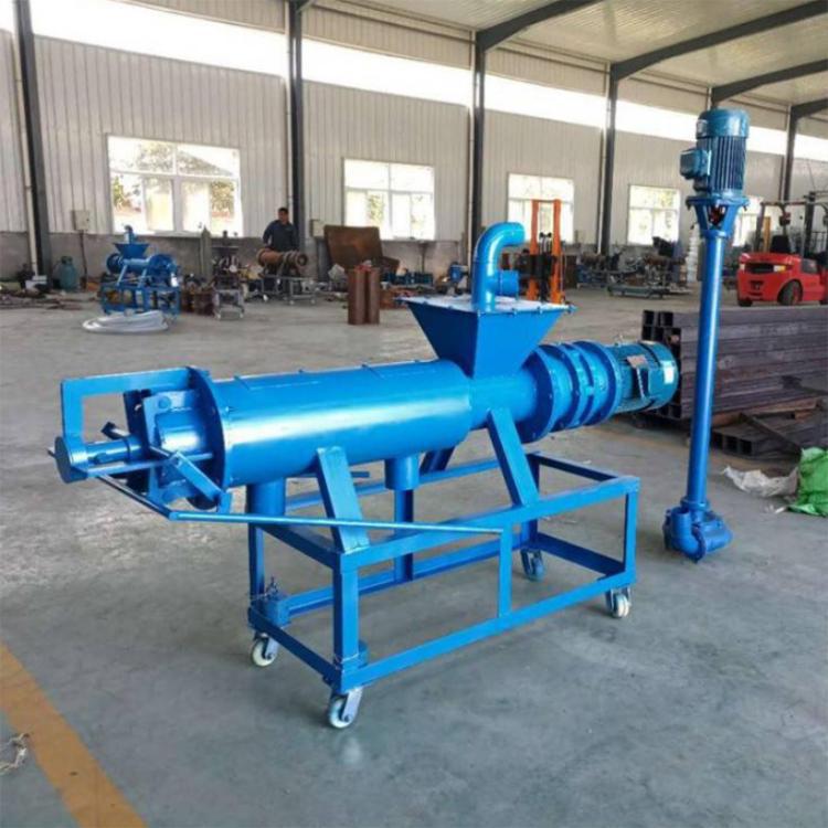 Aparato de separación totalmente automático especial para granja de acero inoxidable con deshidratación sólido-líquido de tambor de filtro