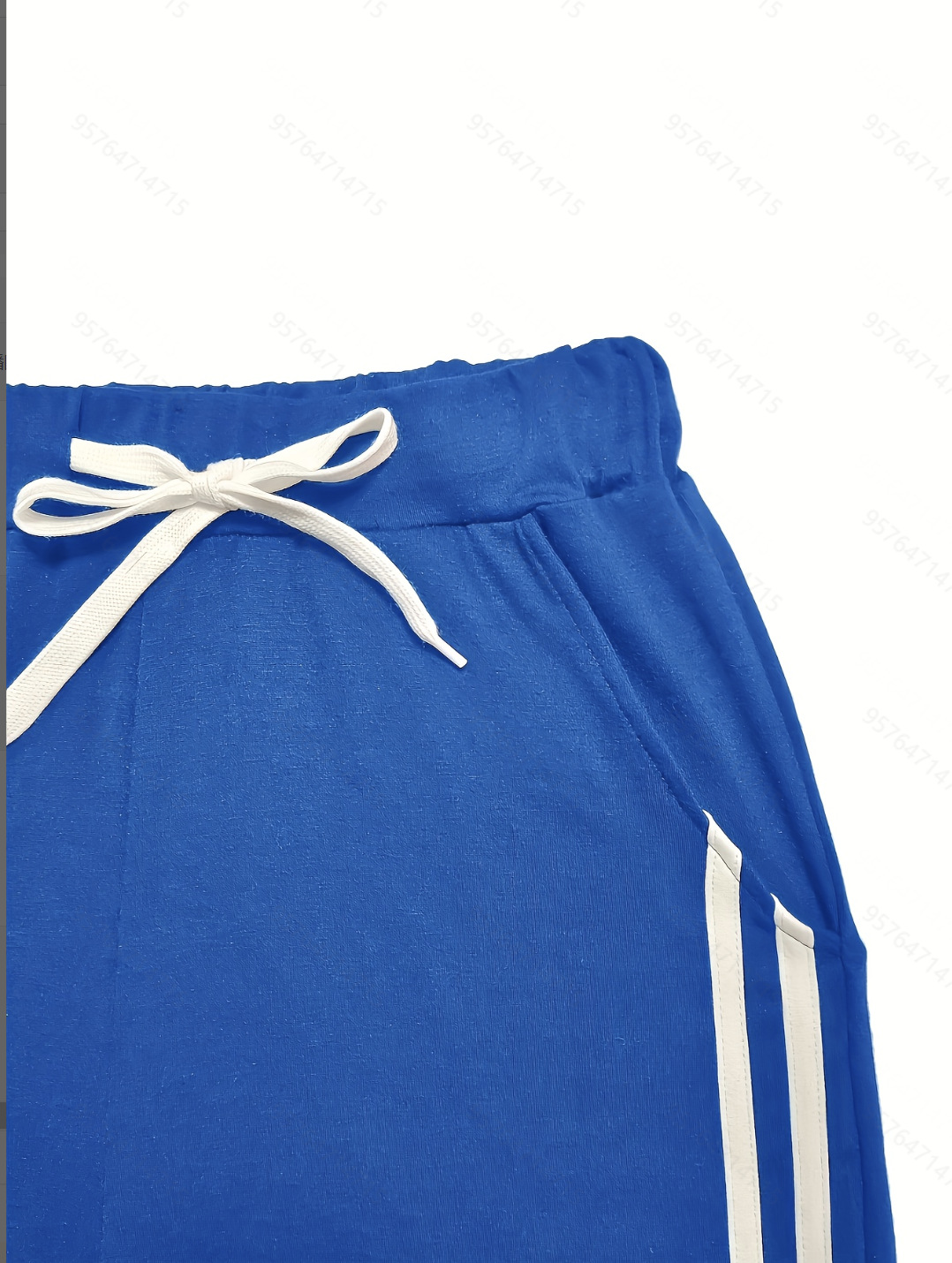 Summer Women's Casual Sportswear Set Short Sleeved Patchwork Shorts Two Piece Outfit Color Blocking Available_ecoleips.com