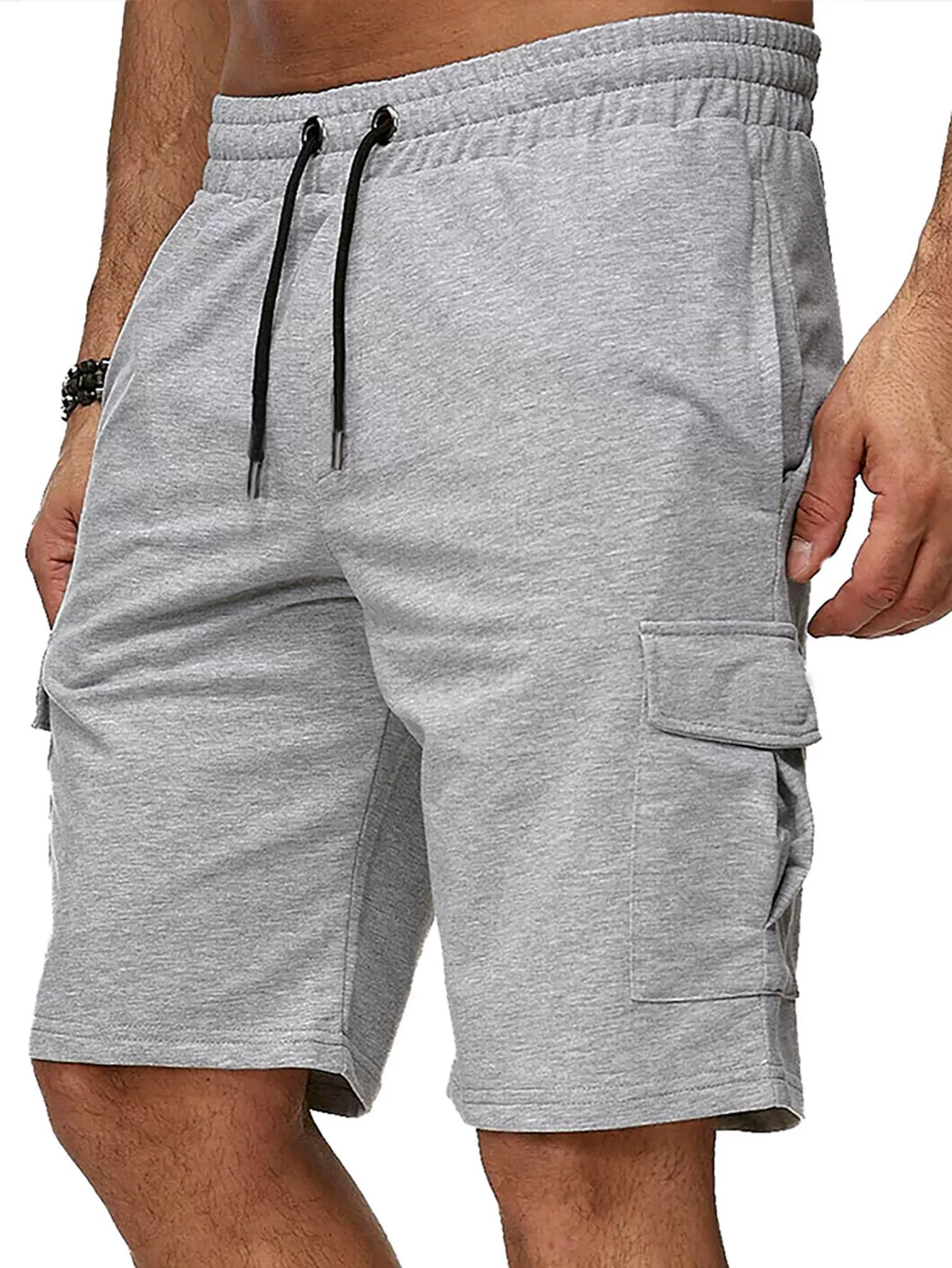 Short sports trousers, shorts for gym, overall for leisure, (Cross-border trading), plus size