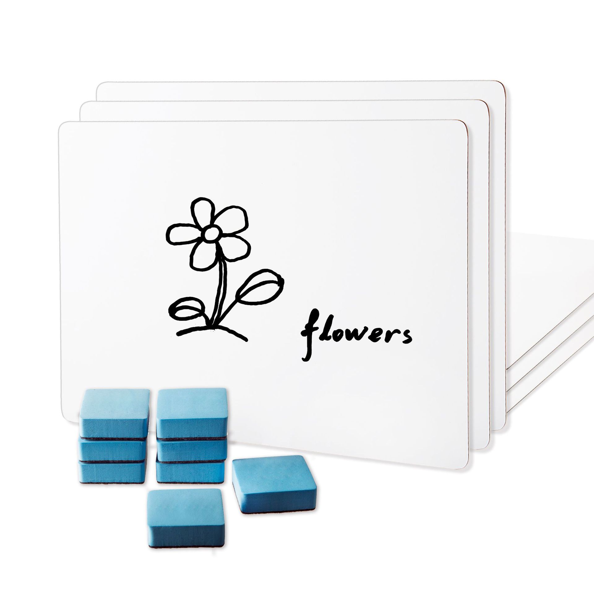 9x12 인치 양면 흰색