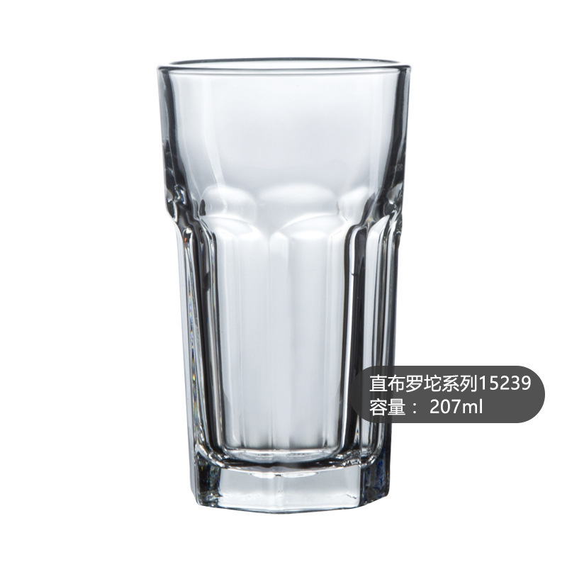 Libbey Libby vidrio espesado Long Island Iced Tea taza de café octogonal taza de jugo de limón Latte Mocha Taza