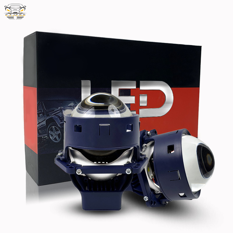Automóvil 3 pulgadas LED lente de doble luz brillante concentrador láser de luz actualización de farol de alta potencia