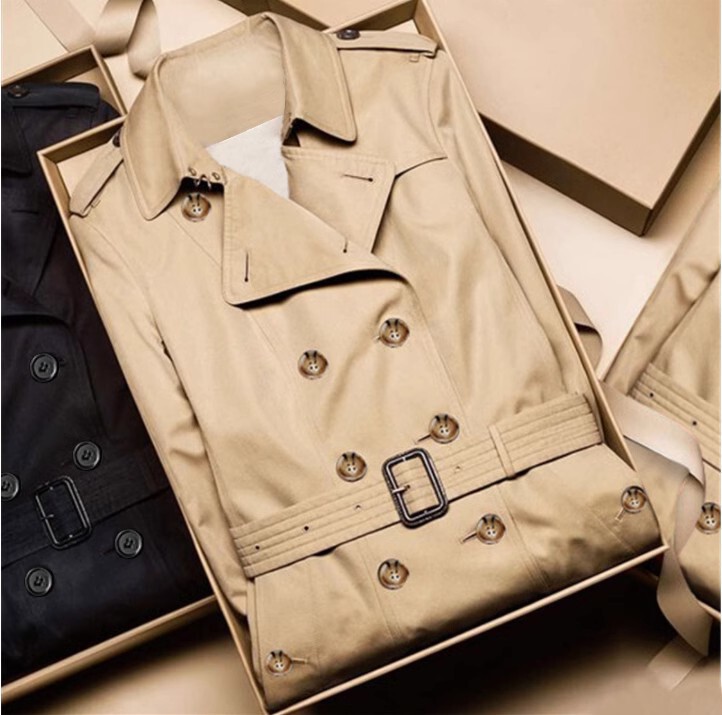 Boutique Product: 2026 Autumn New Women's Long Trench Coat, Same Style as Gong Ji-hyun, Famous Brand British Style Khaki Coat