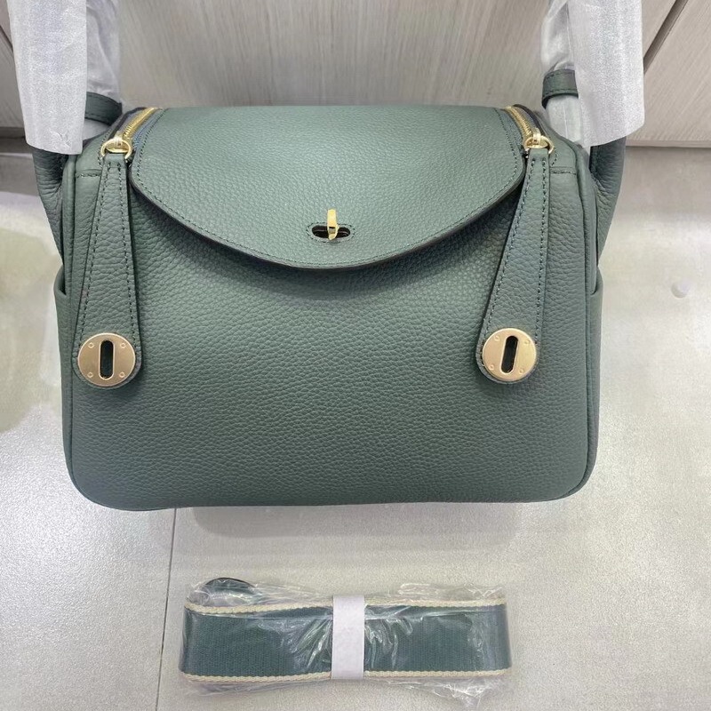 2026 New Model First-Layer Cowhide Pebbled Leather 18/26 Lindy Bag Genuine Leather Doctor's Bag Medicine Box Handbag for Women 2026 New Model First-Layer Cowhide Pebbled Leather 18/26 Lindy Bag Genuine Leather Doctor's Bag Medicine Box Handbag for Women