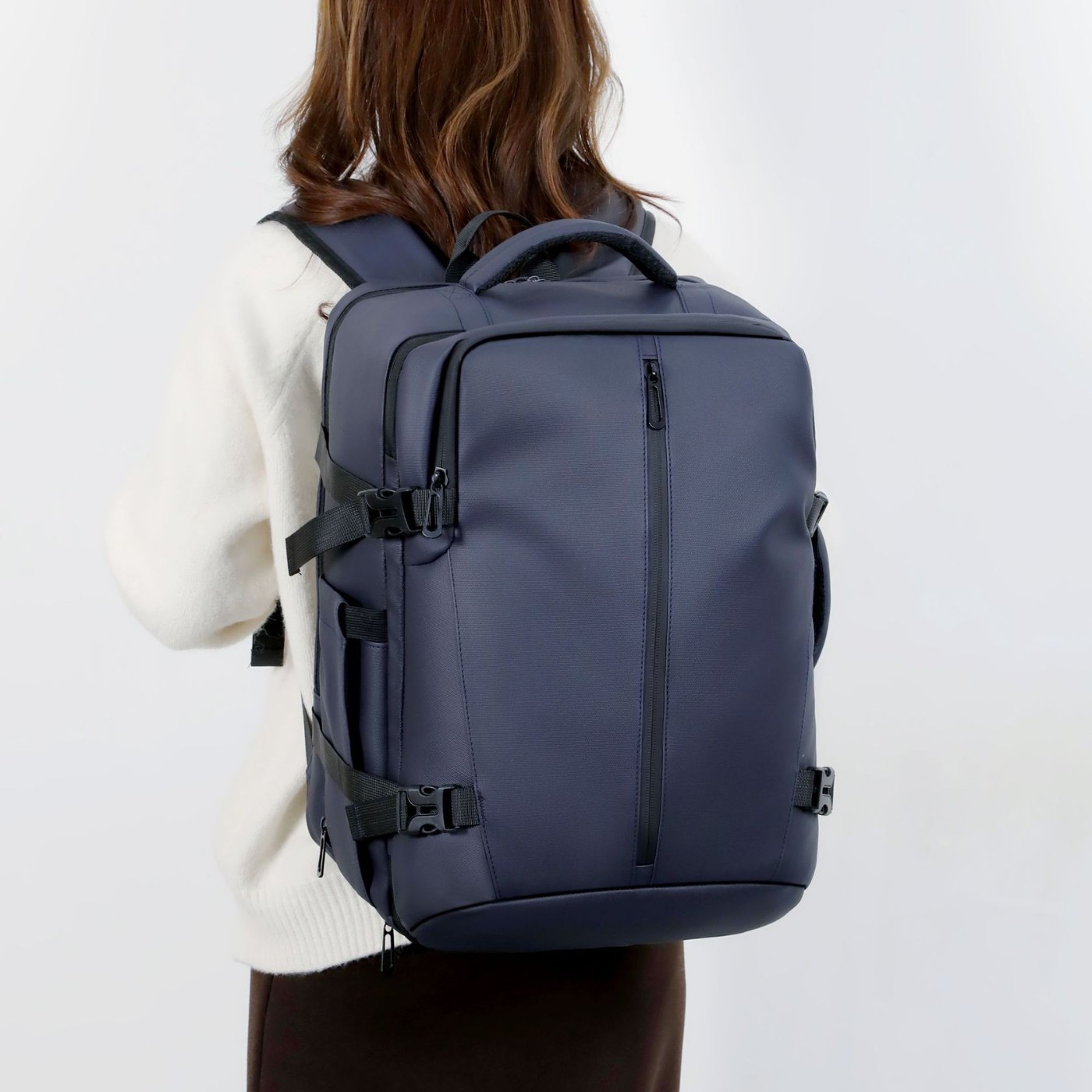 Sac à dos d'affaires extensible haut de gamme pour ordinateur portable_voghion.com
