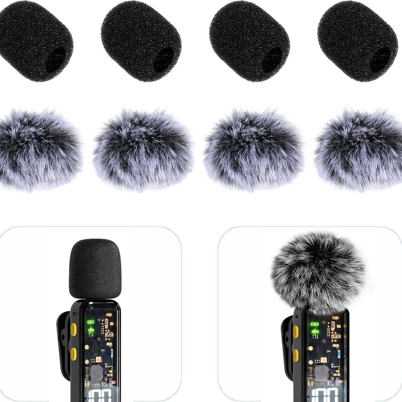 Modo privado transfronterizo L7 micrófono inalámbrico teléfono móvil transmisión en vivo al aire libre reverberación de video reducción de ruido monitoreo Bluetooth collar clip micrófono