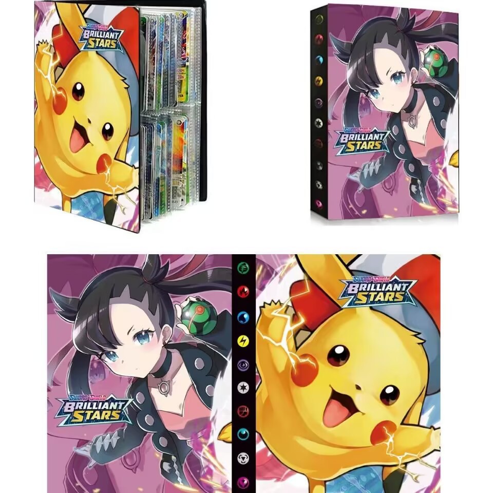 Bolsillo transfronterizo jingling bao ke meng de cuatro cuadrículas de gran capacidad en la parte delantera y trasera puede contener 240 tarjetas de gran capacidad libro de colección