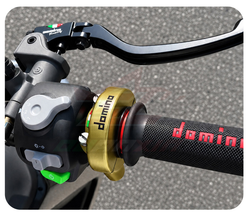 Suitable for Motorcycle Universal Throttle Modification Parts, Large-Displacement Throttle Domino Handlebar Dual-Line Throttle Mount