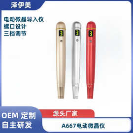 A667电动微晶仪 水晶导入微晶笔 纳米晶片MTS五分钟粉唇仪 渗透仪