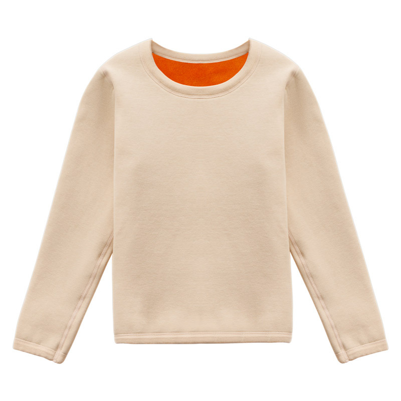 Conjunto de ropa interior térmica para mujer con forro polar, conjunto de ropa interior térmica de cuello redondo de color sólido y grueso, ropa y pantalones de otoño con calefacción de terciopelo alemán.