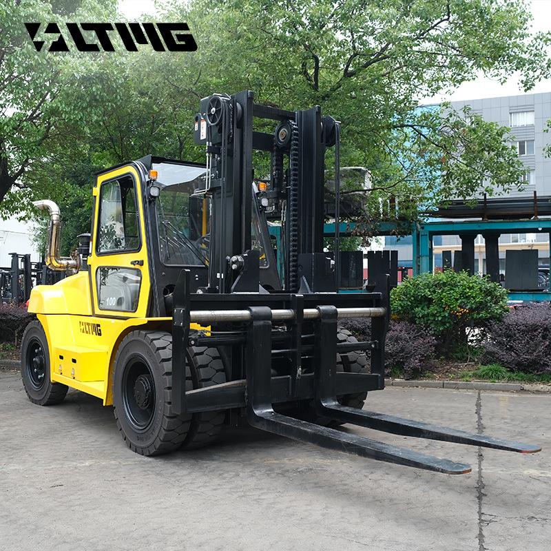 跨境专供10吨柴油叉车6吨内燃式8吨全新出口液压搬运车厂家