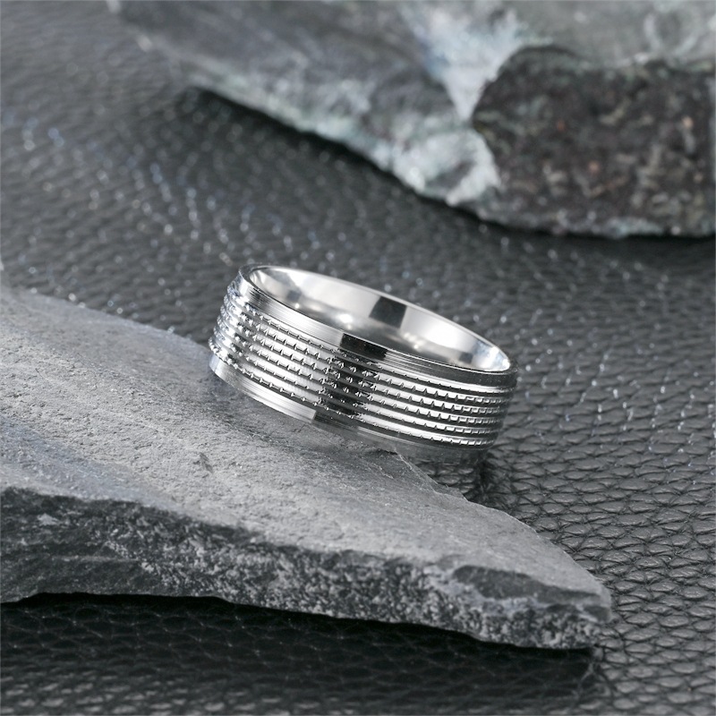 Titanium Steel Ring Black