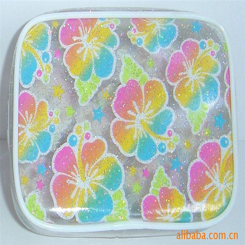 深圳PVC丝印袋胶骨袋礼品袋化妆品袋PVC拉链袋购物袋饰品收纳袋袋