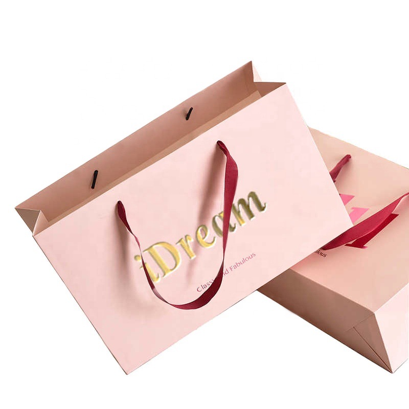 工厂定 制包装盒中国工厂供应卡通图案印刷纸购物袋带印刷