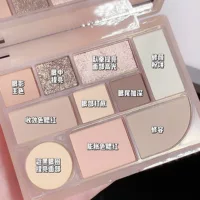 SWEET MINT10 цветная комплексная палитра для макияжа, блестящие контурирующие румяна, тени для век, осветляющая многофункциональная палитра для макияжа
