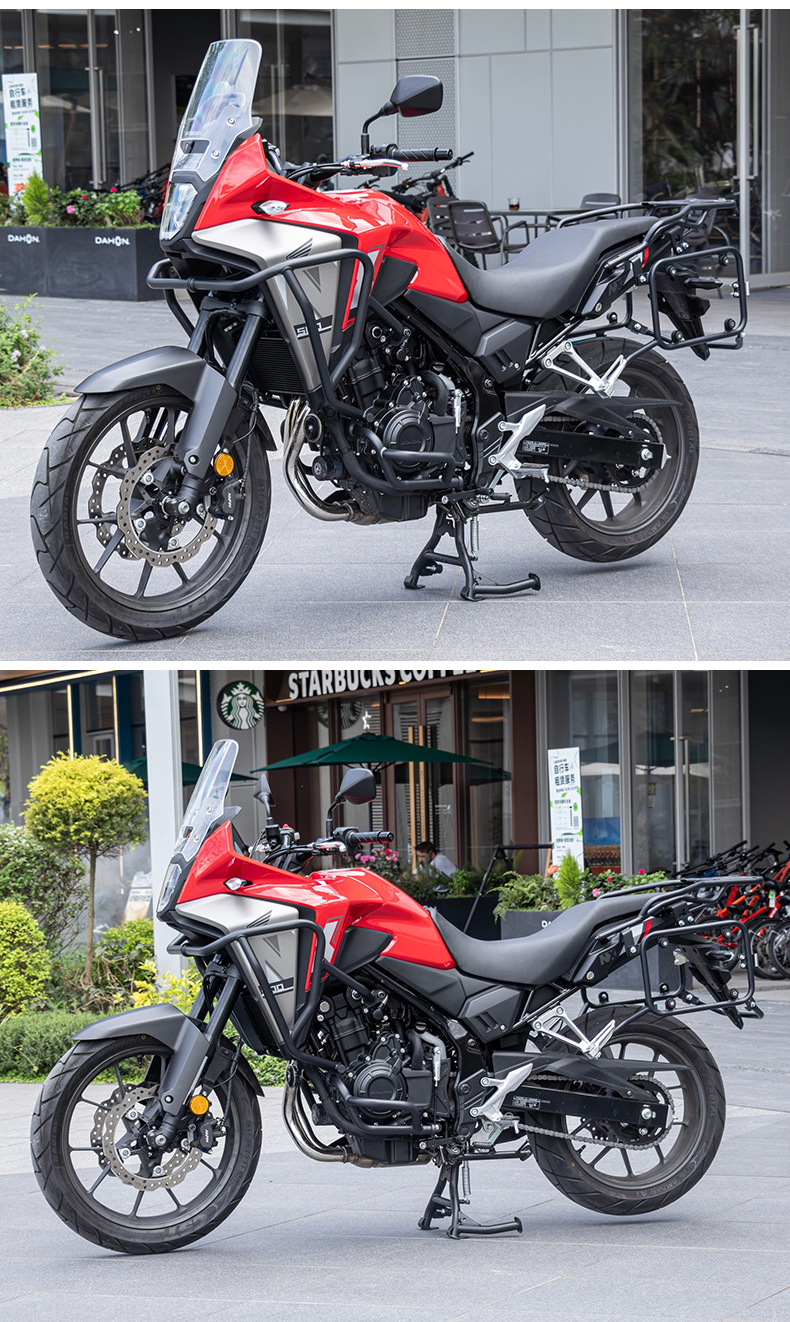 Suitable for Honda Nx500 Bumper, Nx400 Anti-Fall Bar, Stand, Parking Rack, Upper and Lower Protective Bar Modification Accessories