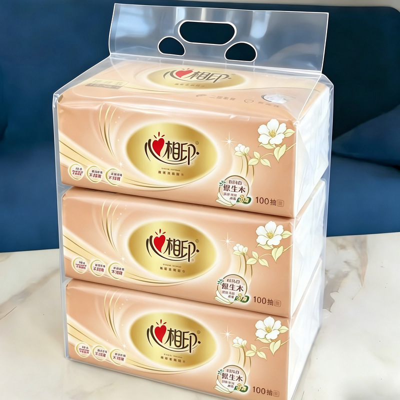 Heartfelt Gold Edition Classic Soft Tissue Paper, Three-Ply Napkins, 24 Packs, Whole Box of Tissue Paper Heartfelt Gold Edition Classic Soft Tissue Paper, Three-Ply Napkins, 24 Packs, Whole Box of Tissue Paper