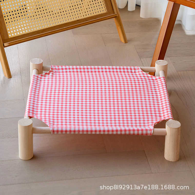 핑크 체크 무늬