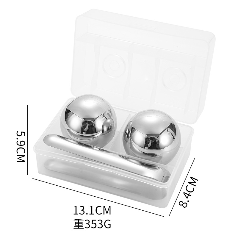 55мм 2 капсулы в коробке +304#Зажим для льда серебристый