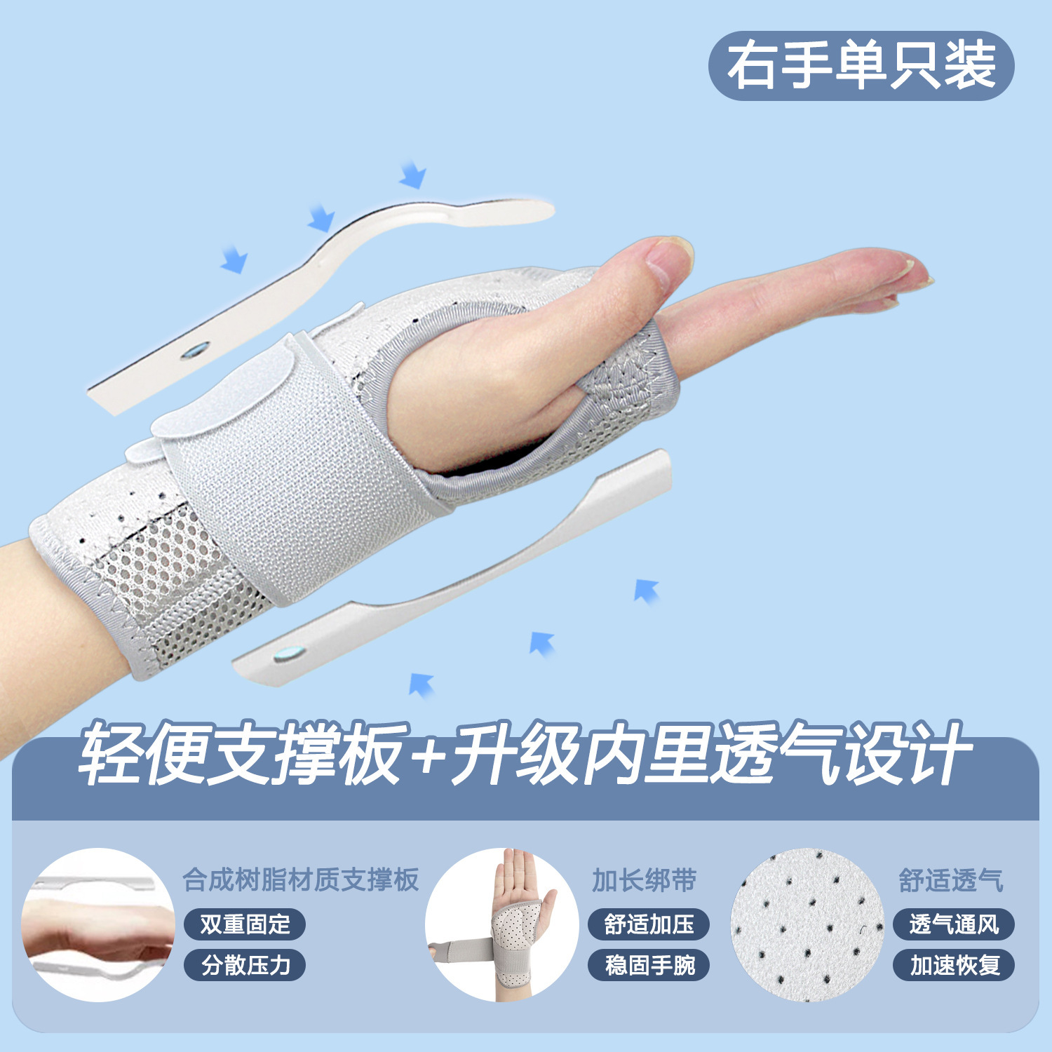 Titular de la muñeca protector de la muñeca vaina del tendón funda de soporte de la articulación correa de la muñeca guardia de muñeca masculina guardia de mano engranaje de protección femenina placa de acero al por mayor