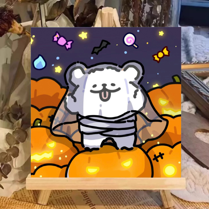 ズートピア diy デジタル油絵手描き着色ジュディニック周辺アクリル油絵メーカー卸売|undefined