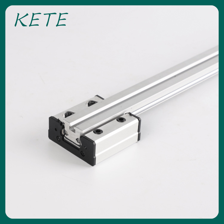 外置双轴心重型直线导轨滑台方轨道线轨滑块铝型材精密滑轨道LGD6
