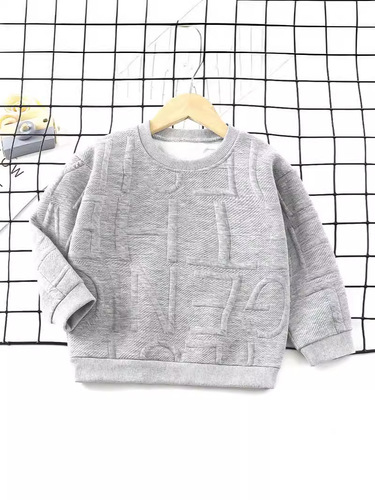 Children's Sweatshirt 2025 Spring New Patterned T-shirt Boy's Round Neck Long Sleeve Top for Middle Children and Girls Wholesale