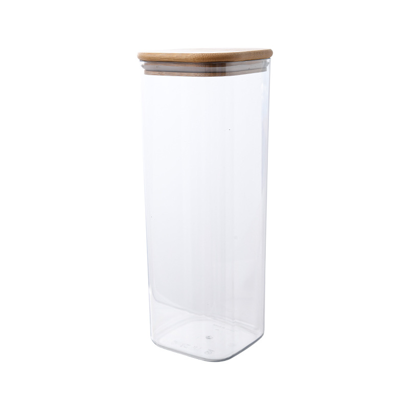 Latas selladas Cocina doméstica Granos integrales Caja de almacenamiento a prueba de humedad Latas selladas transparentes de grado alimenticio al por mayor para alimentos