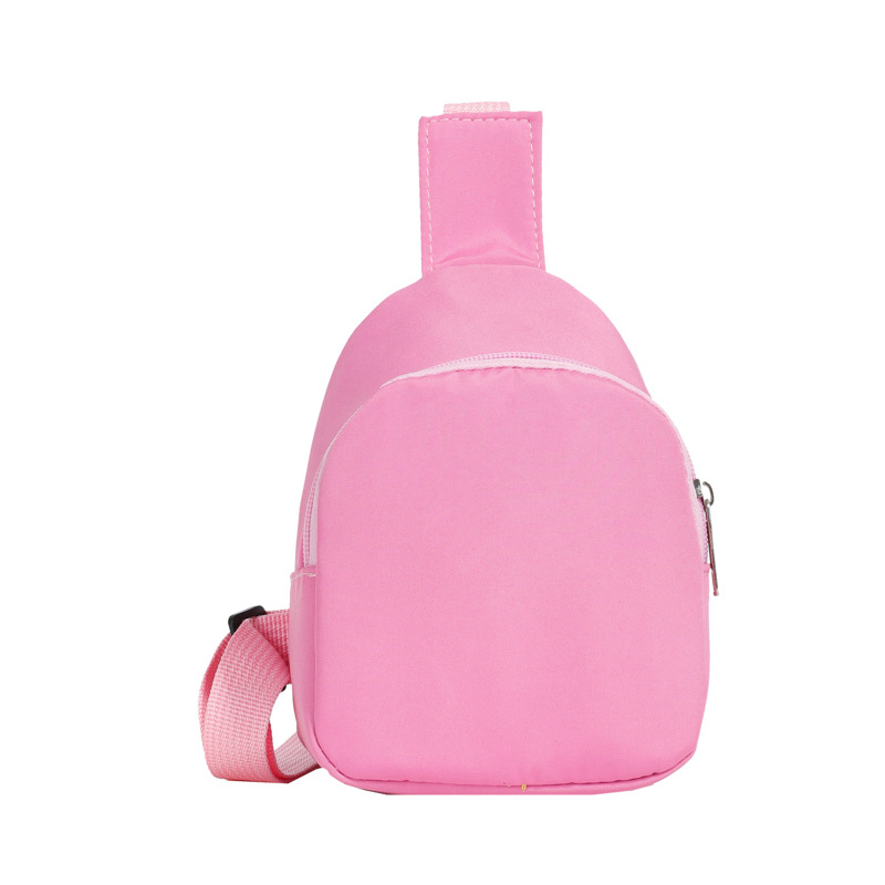 Bolso de pecho coreano para niños y niñas, estilo extranjero, mini bolso de moda de color sólido para niños, 2025 nuevo bolso de comercio exterior para niños