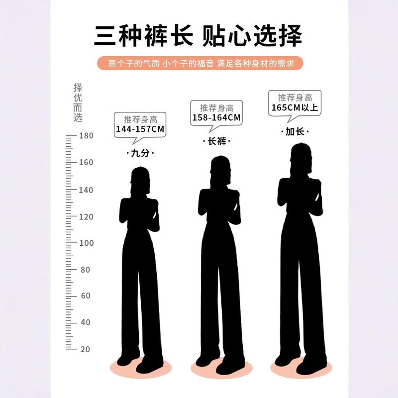 高腰阔腿牛仔裤女2025春秋新款宽松显瘦窄版直筒拖地裤子女|undefined