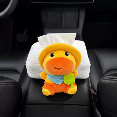 Capybara Lulu Tissue Box for – Car tissue box/set - spring-outing-lulu-armrest-style-tissue-box