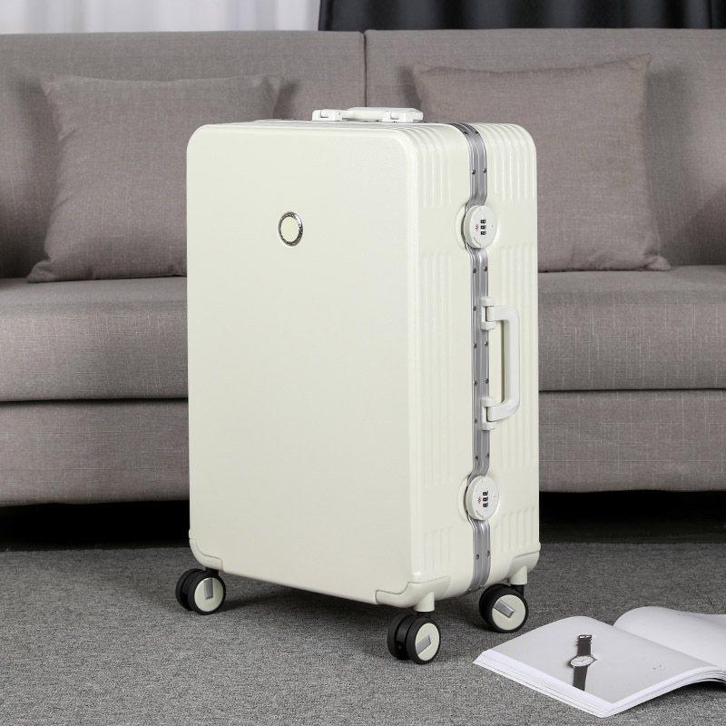 High-looking luggage Women's durable trolley case male student universal wheel suitcase large capacity password leather case