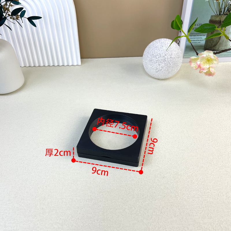Black inner circle 9*9*2cm; film box