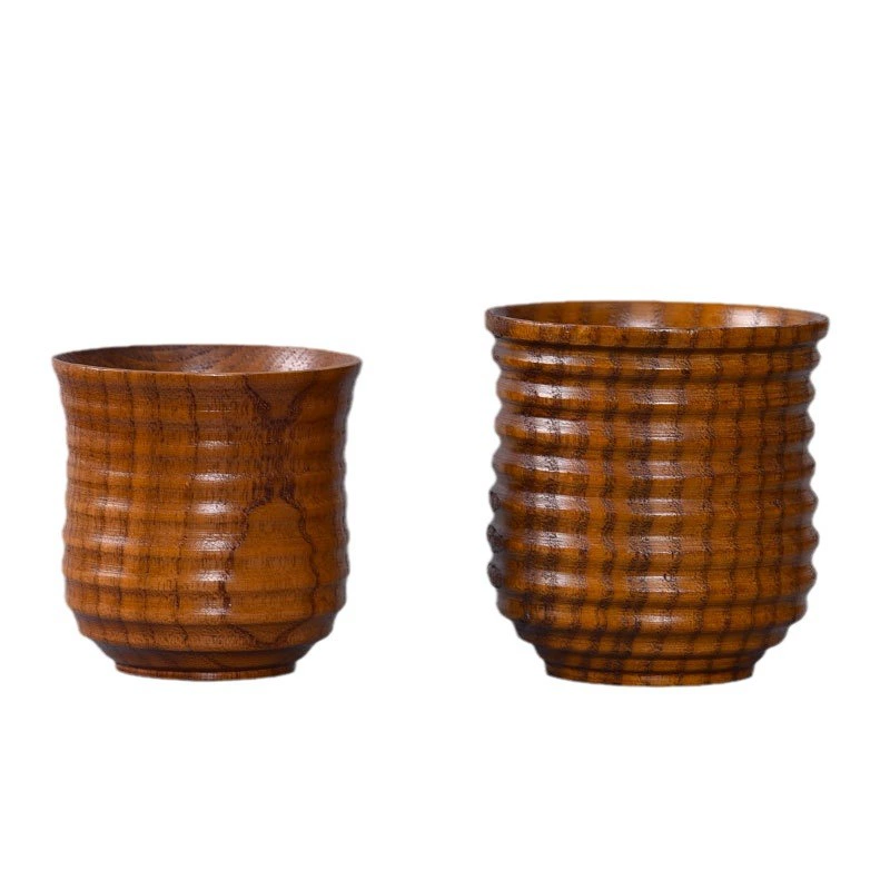 Integrated origin and supply, creative big belly cup, Chinese style insulated wooden cup, universal wooden water cup, large quantity, plus can be discussed