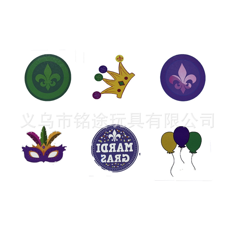 Pegatinas carnaval MD1004B21-3 72 hojas