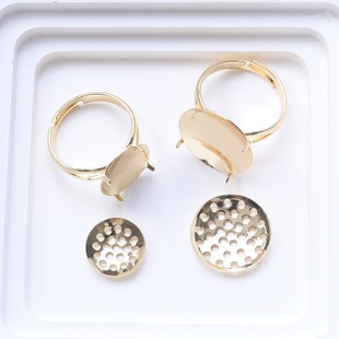 ��ɫ14K����12mm�W�Pɏ����{����ָ����� DIY�ֹ����Ʒ��ָȦ